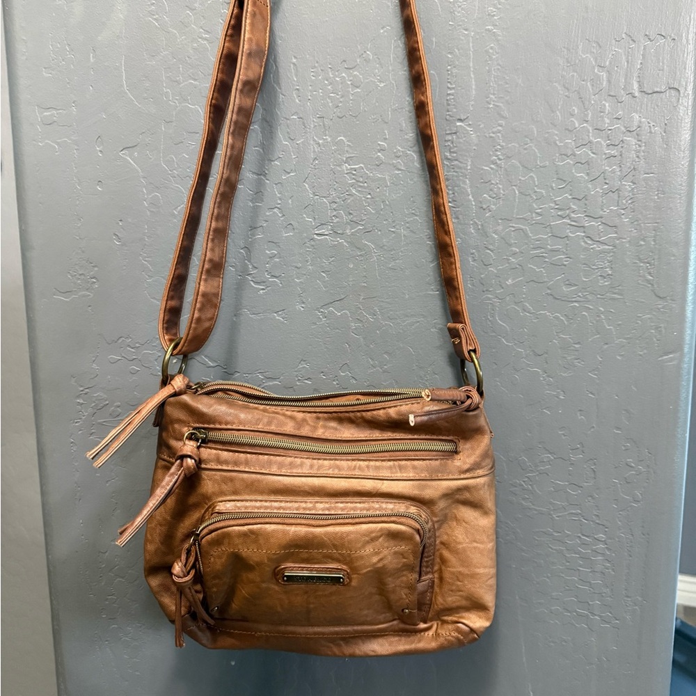 Brown Stone $ Co Crossbody Bag